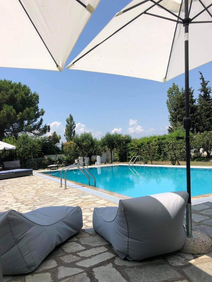 Zeusplace Poolvilla Natura Paralia Kateríni Dış mekan fotoğraf
